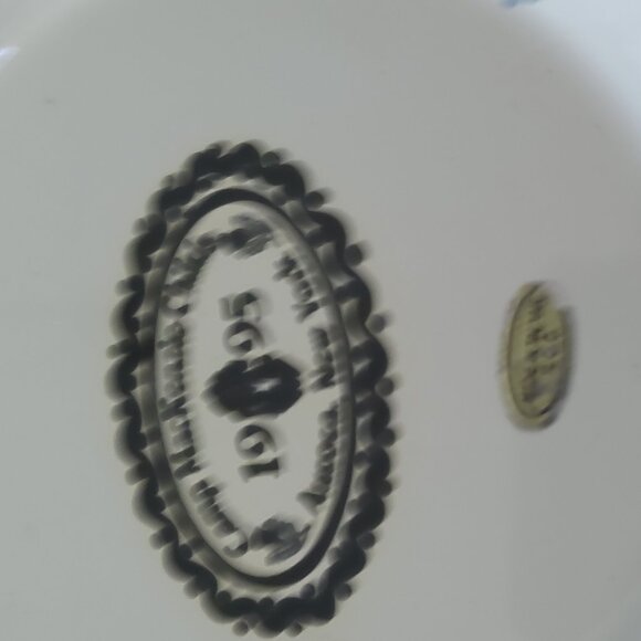 Camp MacKenzie Childs Enameled Coffee Pot and Platter - Picture 5 of 8